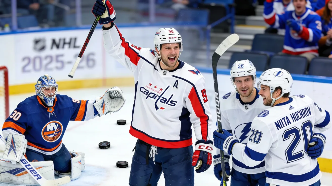 Сорокин, Овечкин и Кучеров: пути к рекордам НХЛ в сезоне 2025–26